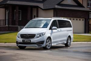 2016 Mercedes-Benz V250 BlueTEC Black Crystal by Larte Design (Rock Crystal White)